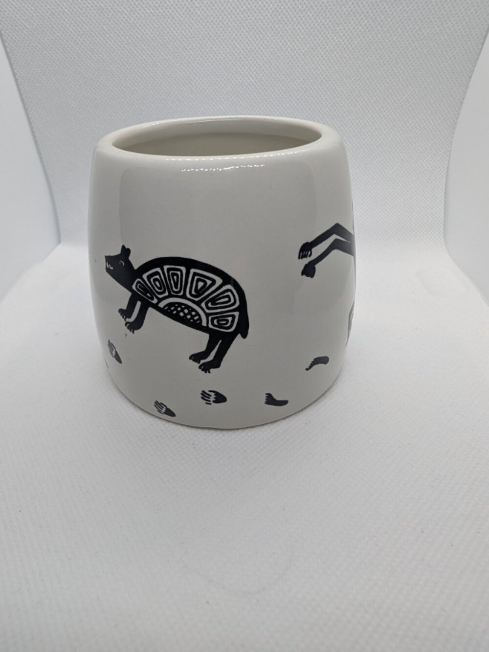 Vintage 1998 Ceramic Mug from The Treasure Chest Mimbres-Style Motif Kokopelli